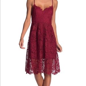 ASTR the Label - Lace Midi Dress